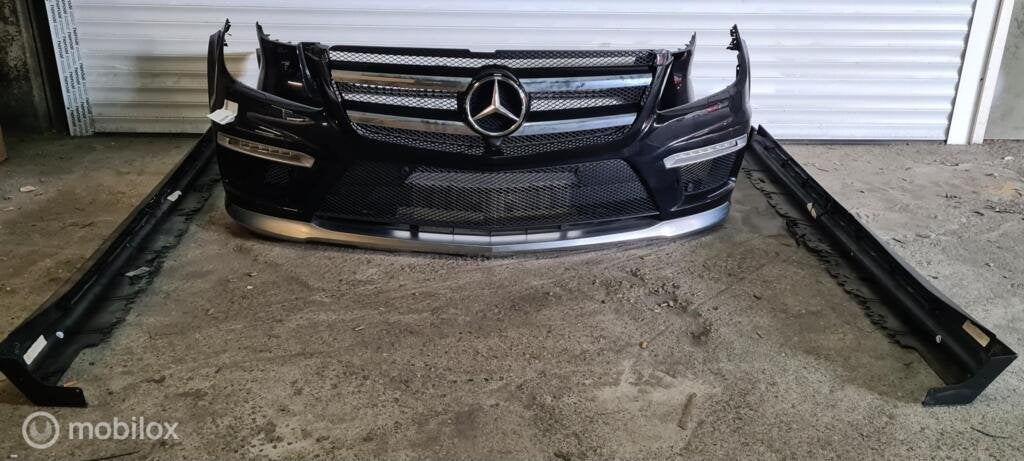 Mercedes GL63 AMG X166 treeplanken bumper voor achter, Gebruikt, Mercedes-Benz, Ophalen of Verzenden, Mercedes-Benz