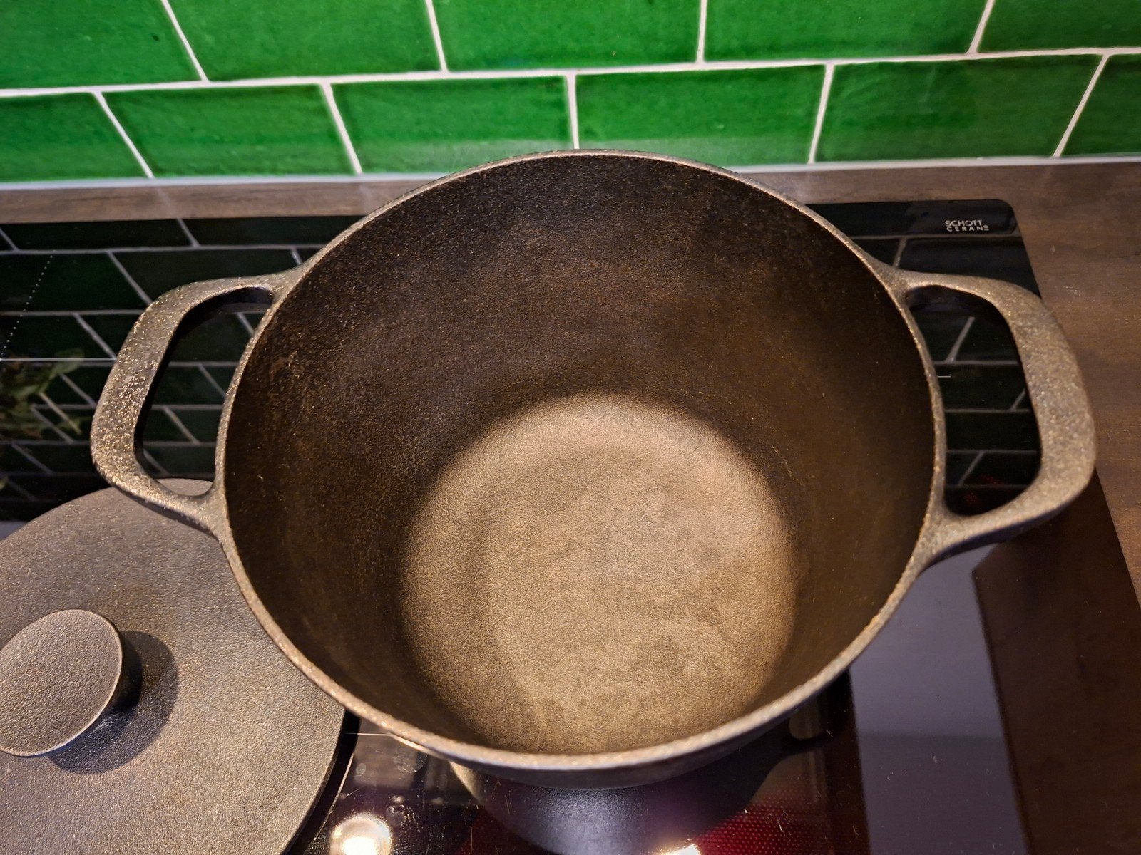 Ikea vardagen 5l gietijzeren pan, Ophalen, Gebruikt, Met deksel, Overige merken
