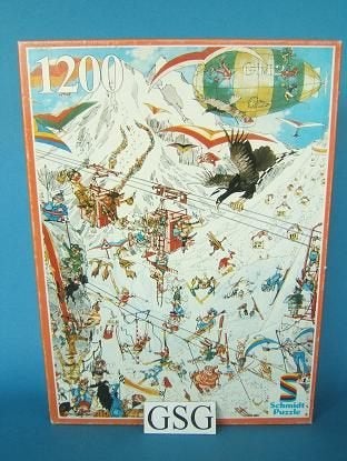 Ski plezier 1200 st nr. 02669, Ophalen, Minder dan 500 stukjes, Zo goed als nieuw