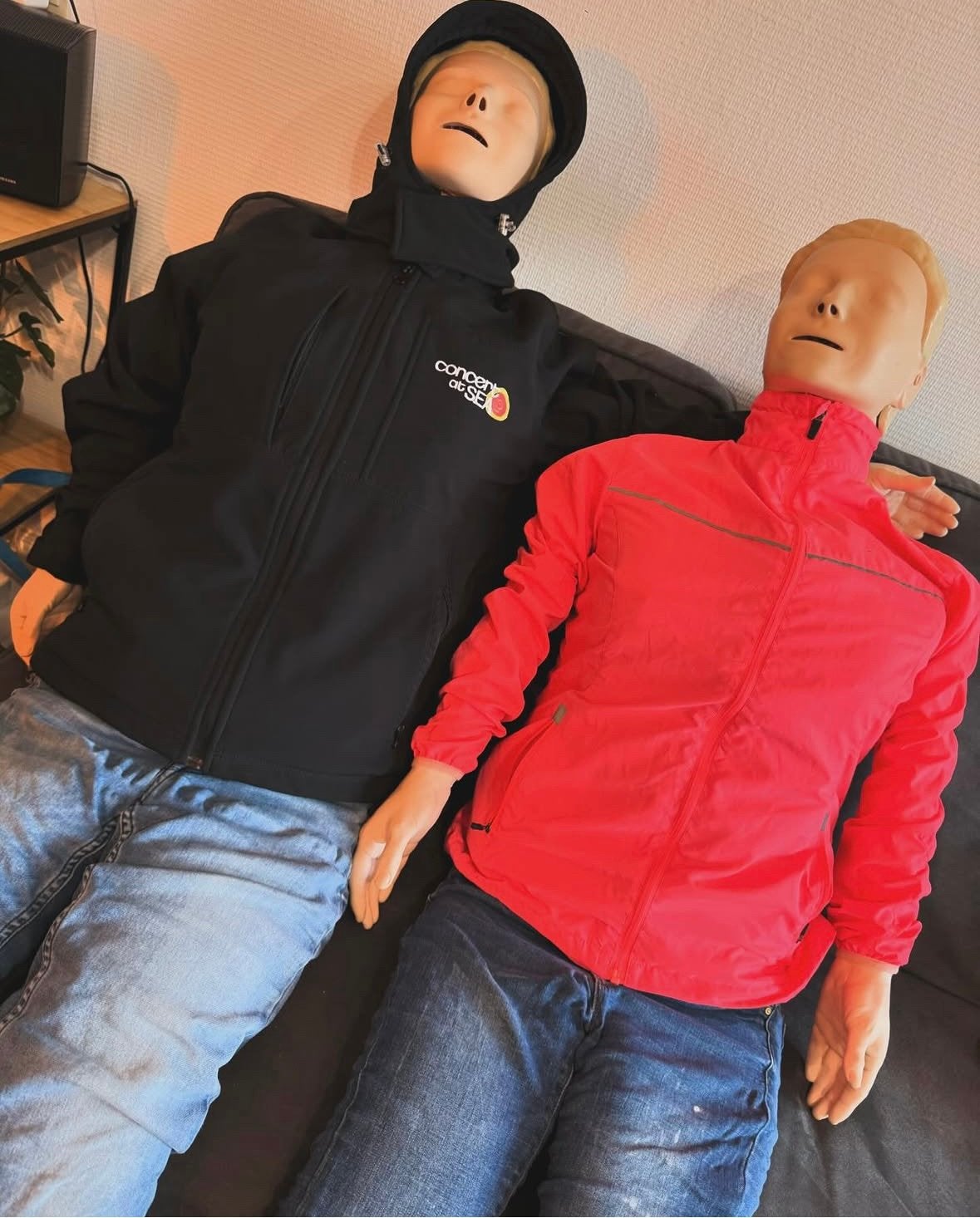 2x Laerdal Resusci Anne full-body (oud model), Ophalen of Verzenden, Gebruikt, Meerdere media