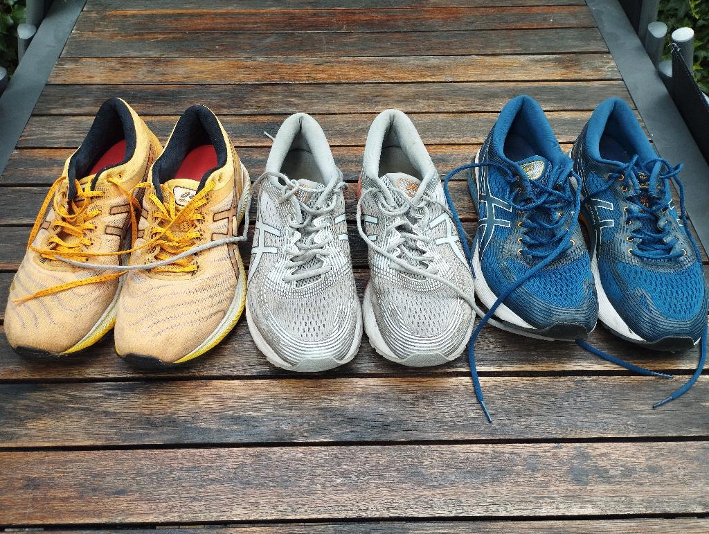 Asics Nimbus, Sport en Fitness, Loopsport en Atletiek, Ophalen, Gebruikt, Hardloopschoenen, Hardlopen
