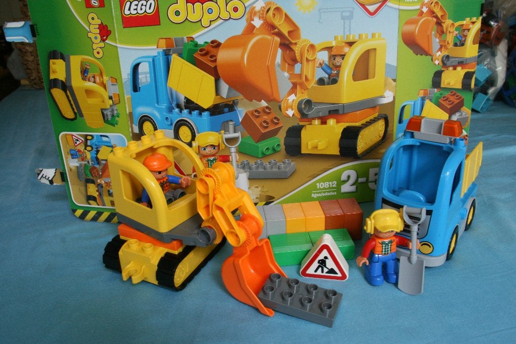 Duplo 10812 werk in uitvoering - compleet & zgan, Ophalen, Compleet, Overige thema's, Zo goed als nieuw