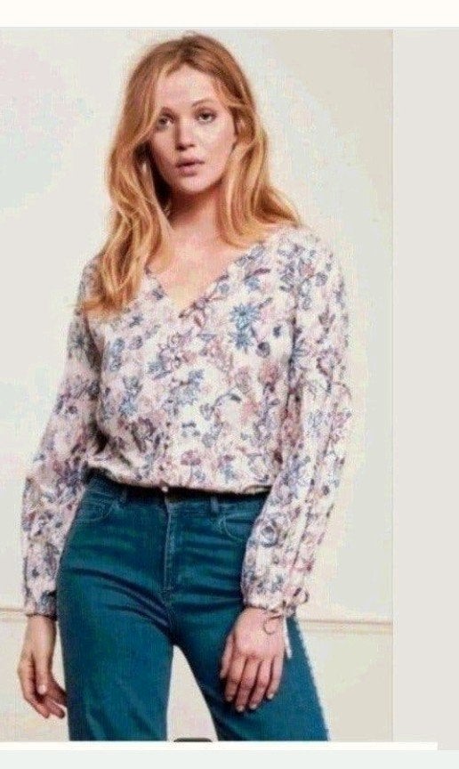 Fabienne Chapot Eva wide leg broek maat 27 *nieuw *, Kleding | Dames, Fabienne Chapot, Ophalen of Verzenden, Nieuw, Blauw