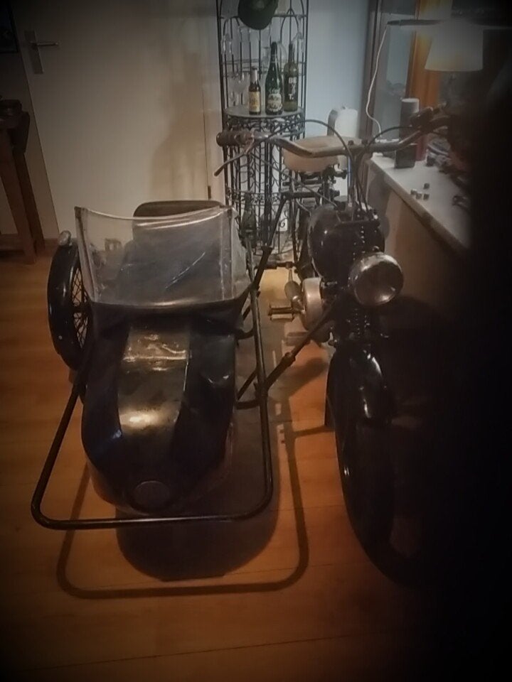 zijspan motor 1955, 55 tot 59 cm, Ophalen of Verzenden