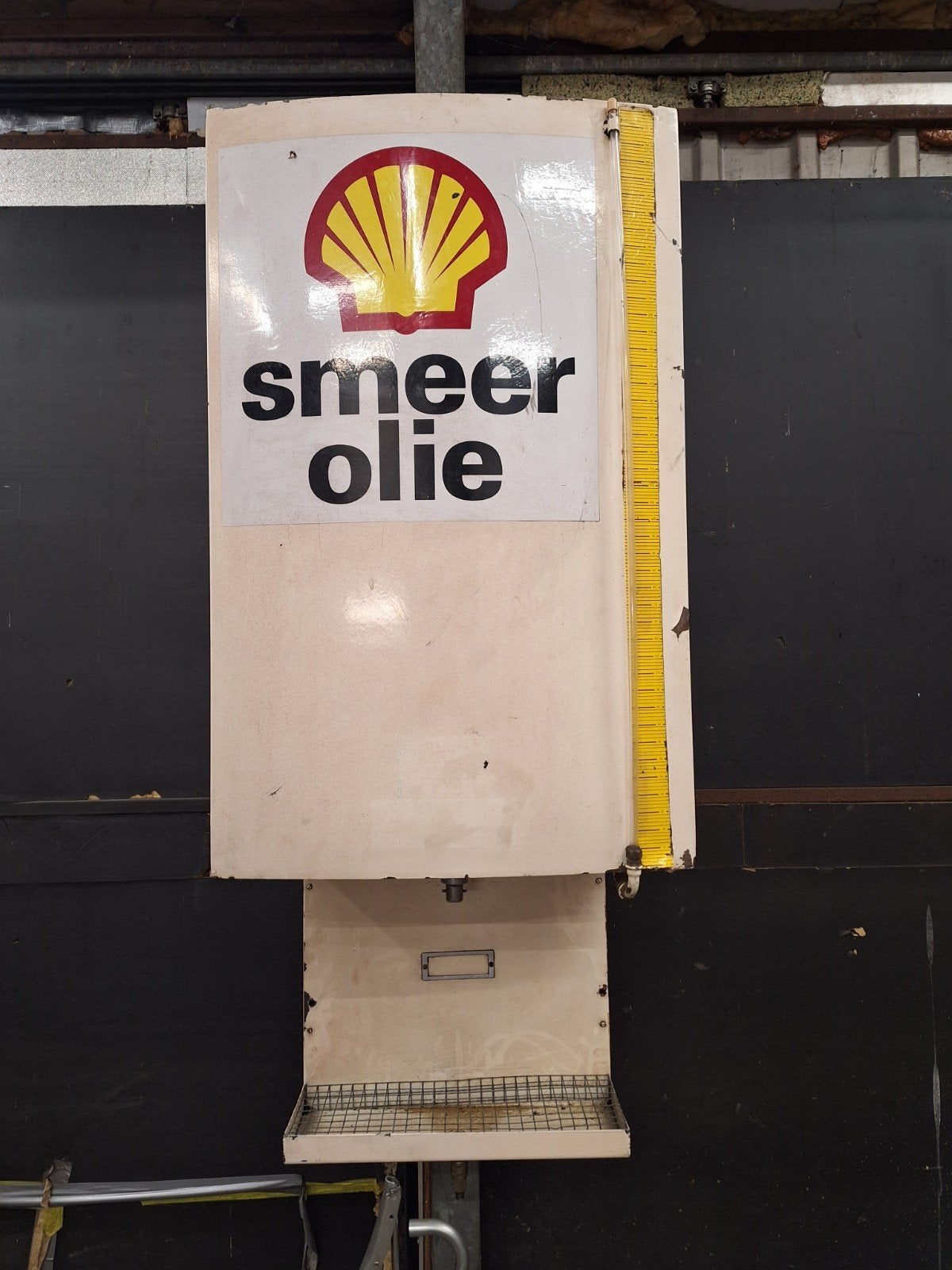 Shell smeerolie vat 205 liter - decoratie of garage, Ophalen