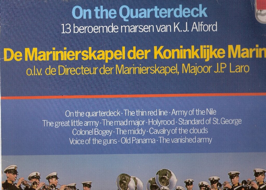 Marinierskapel -speelt Alford-On the Quarterdeck LP HaFaBRa, Verzamelen, Militaria | Algemeen, Ophalen, Marine, Nederland