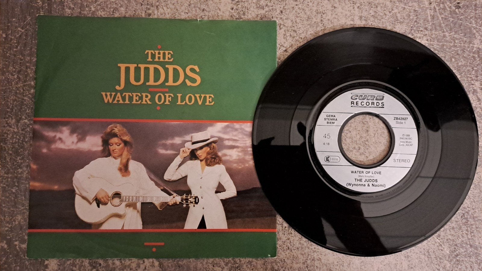 the judds  - water of love, Gebruikt, 7 inch, Pop, Fotohoes