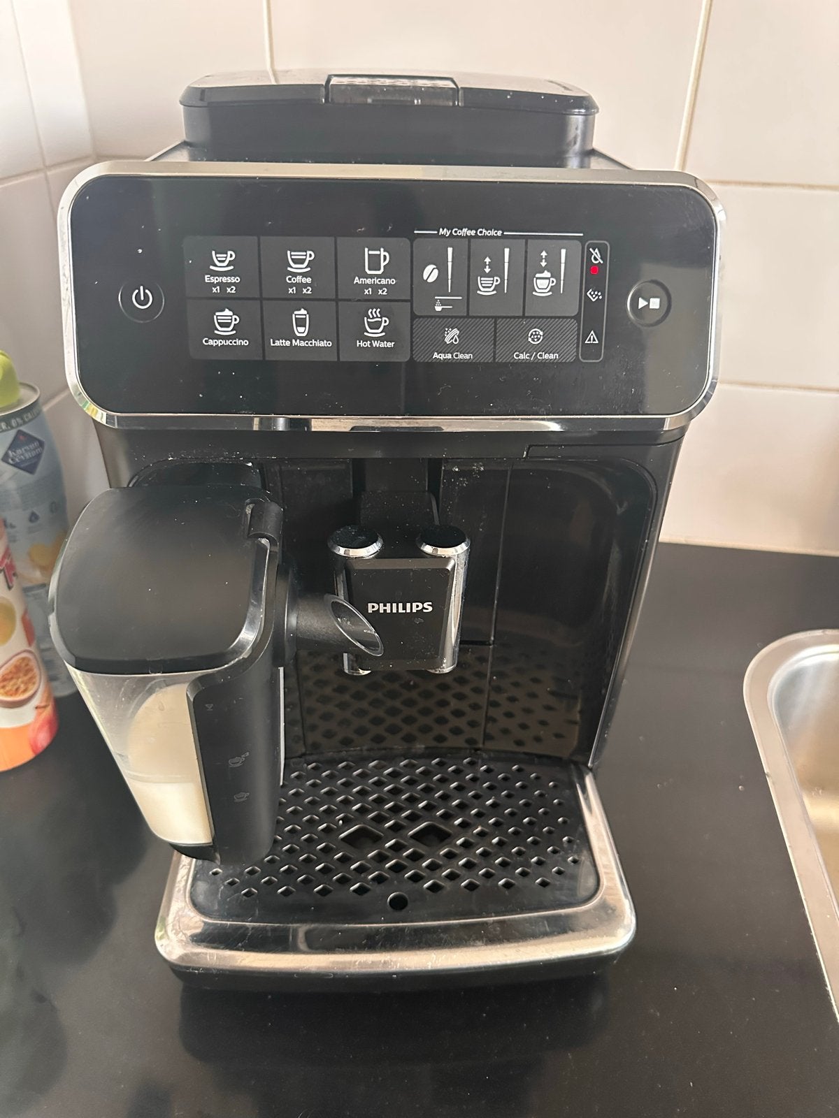 Philips 3200 LatteGo Volautomatische Espressomachine, Witgoed en Apparatuur, Afneembaar waterreservoir, Gebruikt, Espresso apparaat