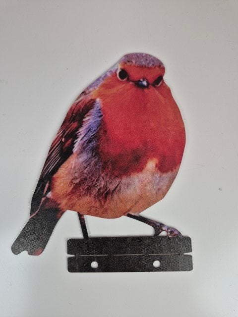 Tuindecoratie Roodborstje metaal, Tuin en Terras, Ophalen of Verzenden, Nieuw