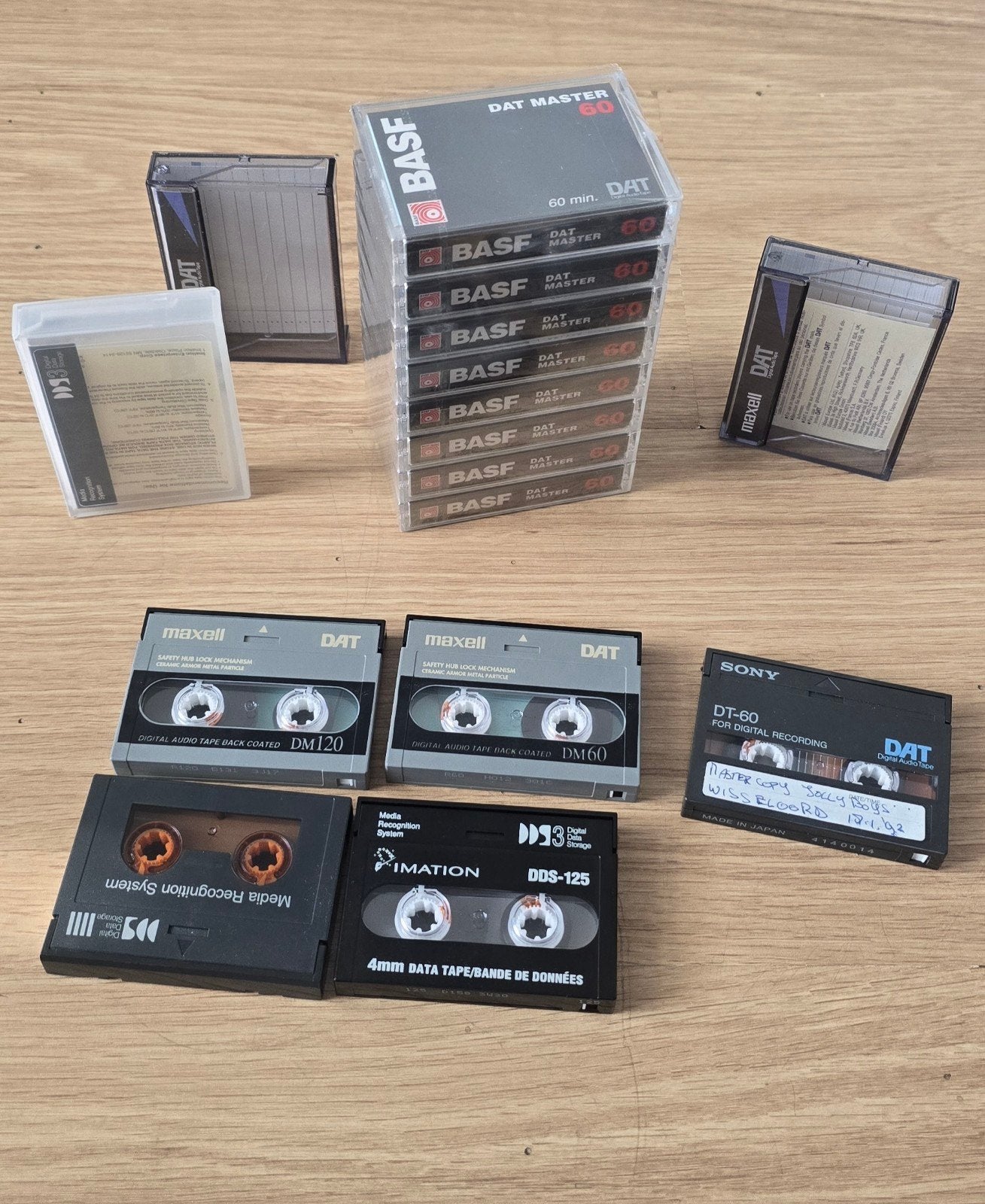 Nieuwe BASF DAT Master 60 Digital Audio Tapes (13 stuks), Cd's en Dvd's, Cassettebandjes, Nieuw in verpakking, Onbespeeld, Overige genres