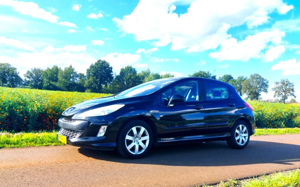 Peugeot 308 1.6 THP 103KW 5-DRS AUT 2008 Zwart, Auto's, Zwart, 4 cilinders, 715 kg, Zwart