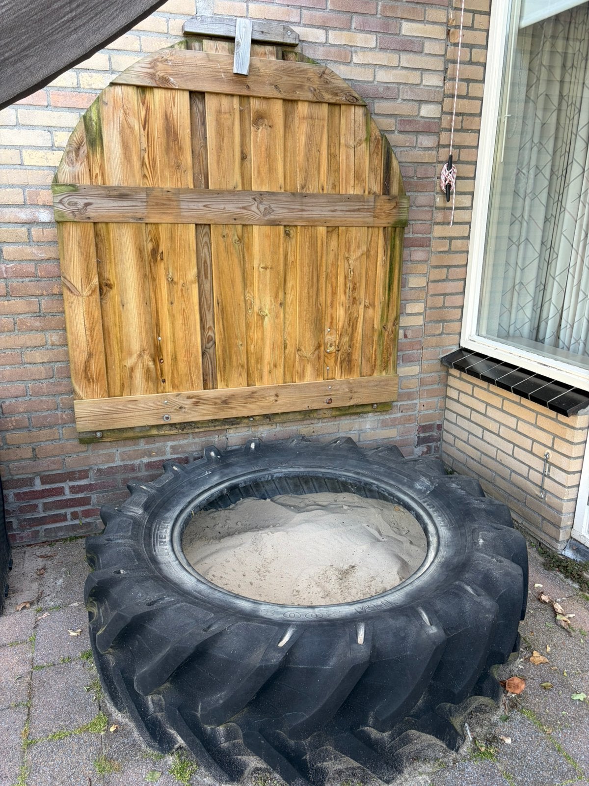 Trekkerband zandbak met deksel, Kinderen en Baby's, Speelgoed | Buiten | Zandbakken, Ophalen, Gebruikt