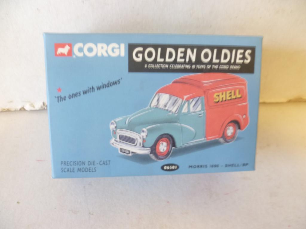 Corgi 1996 Golden Oldies Morris 1000 Shell BP 1:43 bestelaut, Hobby en Vrije tijd, Modelauto's | 1:43, Ophalen of Verzenden, Nieuw