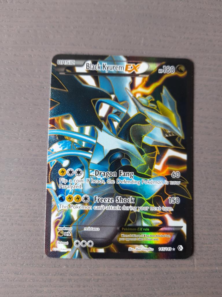 Boundaries crossed 145/149 black kyurem ex, Ophalen of Verzenden, Gebruikt, Losse kaart, Foil