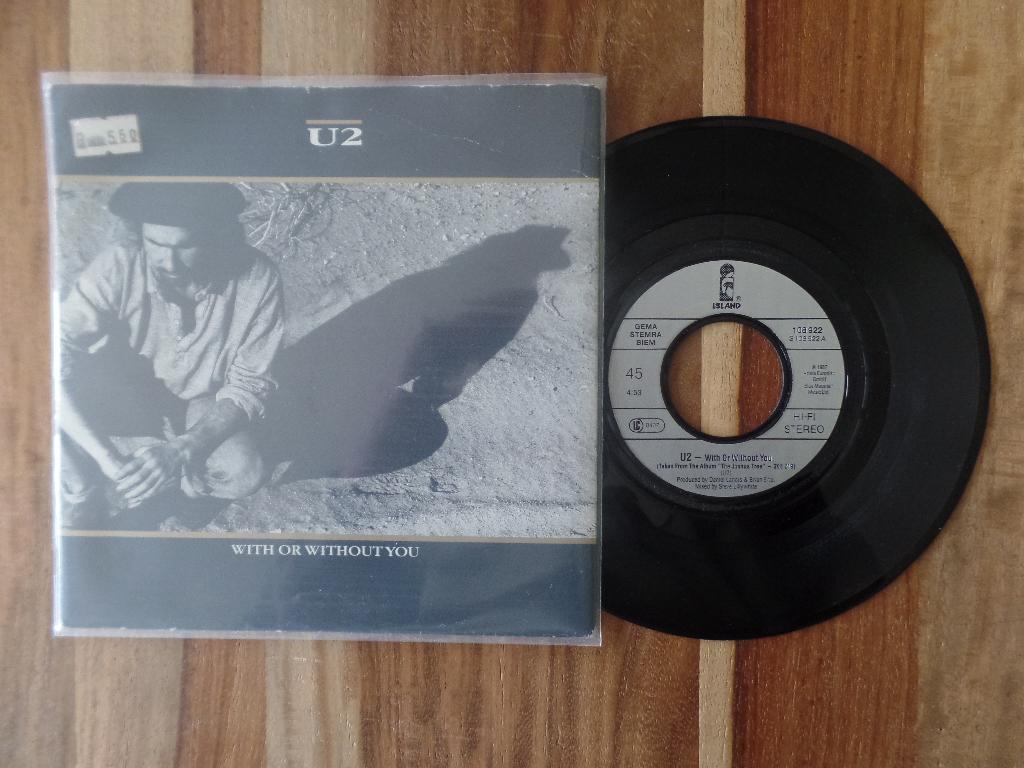 single  U2 - With Or Without You, Ophalen of Verzenden, Gebruikt, Rock en Metal
