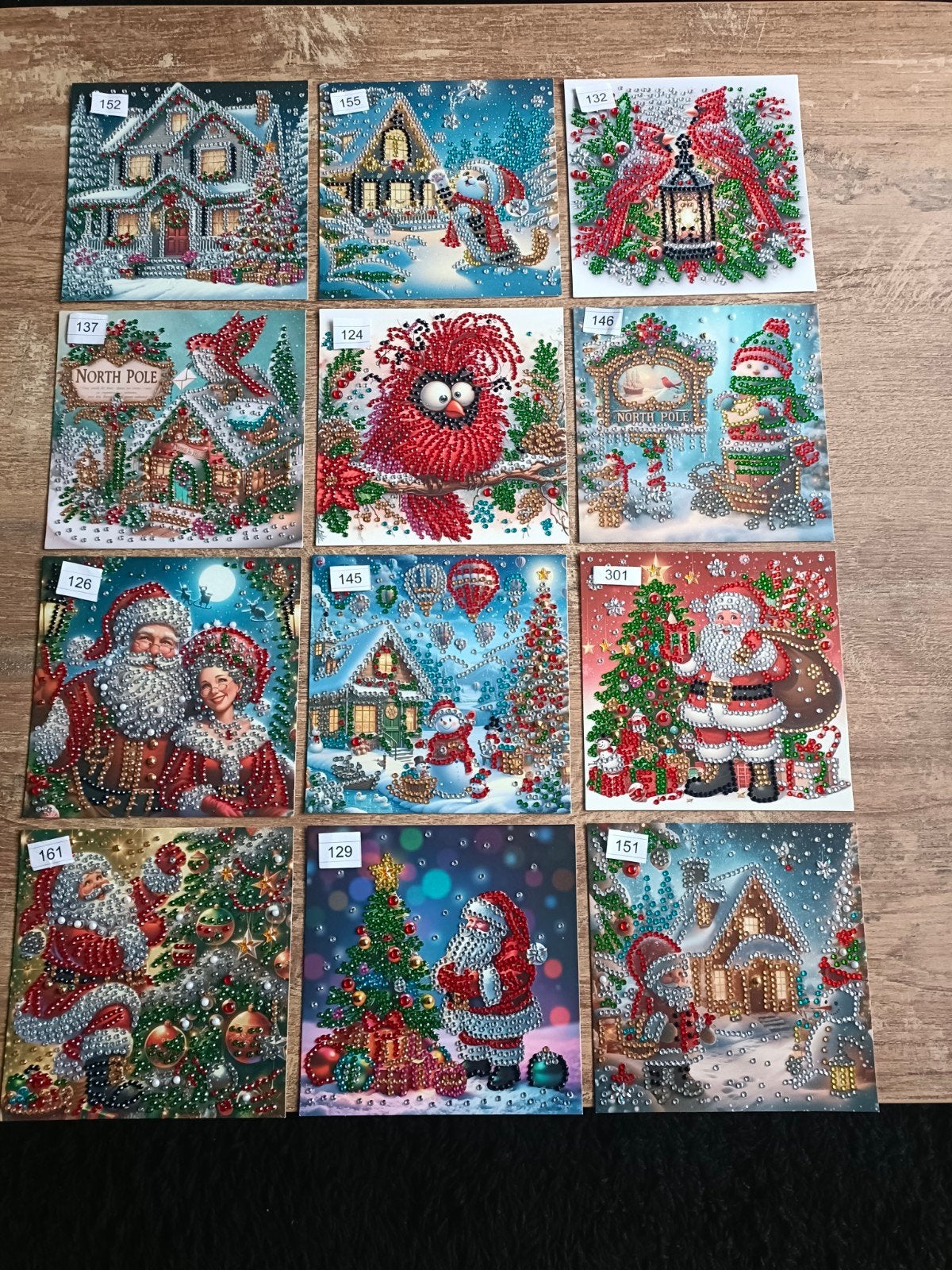 mooie daimond painting kaarten kerst, Ophalen of Verzenden, Nieuw, Kerst