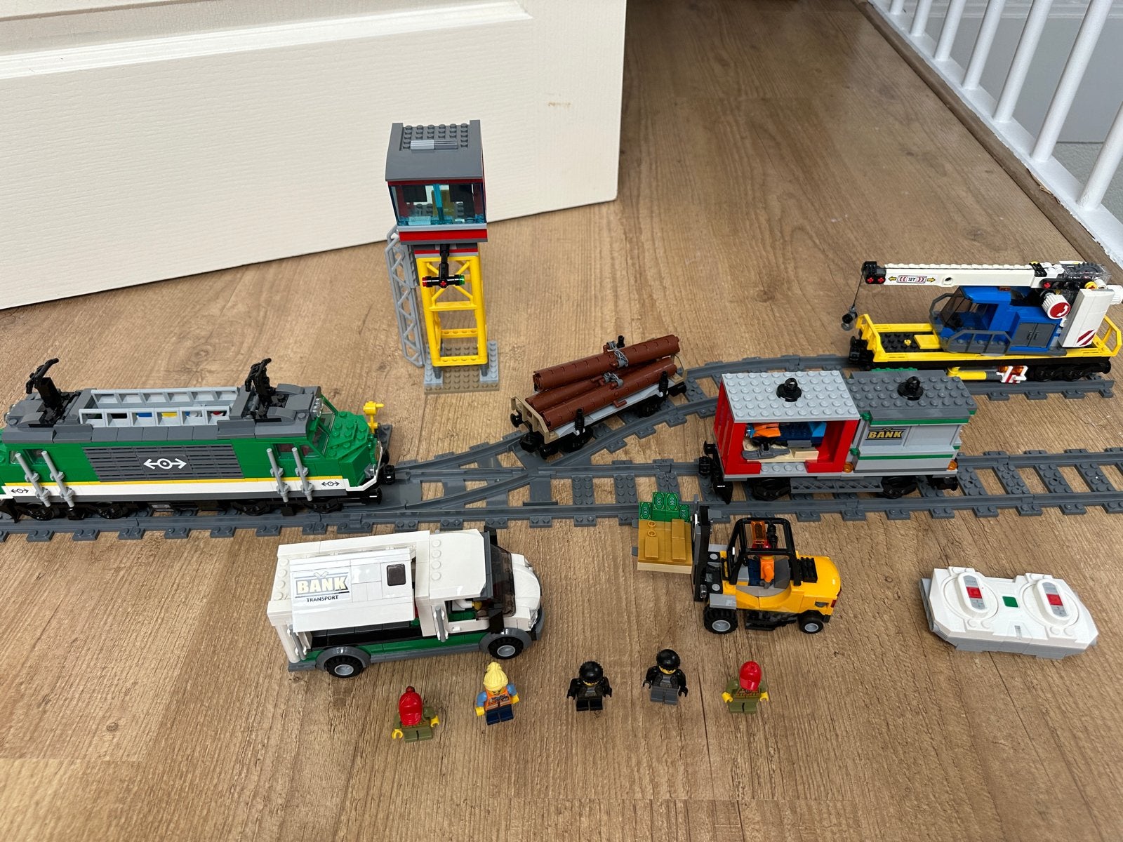 Lego City Vrachttrein set 60198 met boekjes, City, Lego, Ophalen of Verzenden, Zo goed als nieuw