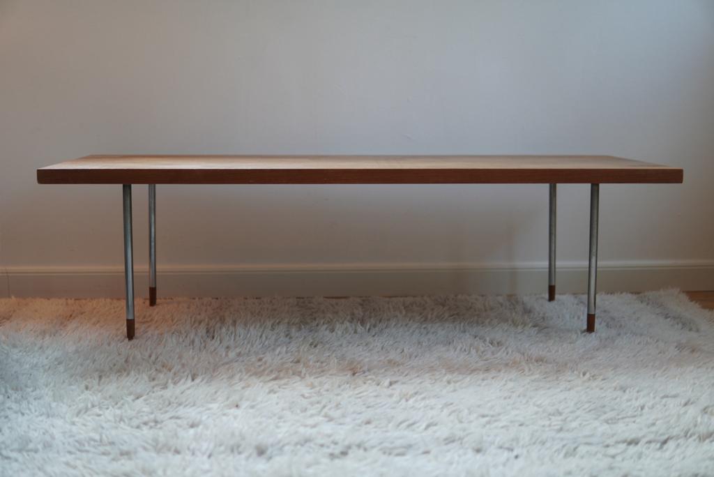 Midcentury salontafel - Rudolph Glatzel voor Fristho, Ophalen, 100 tot 150 cm, Midcentury modern, Teakhout