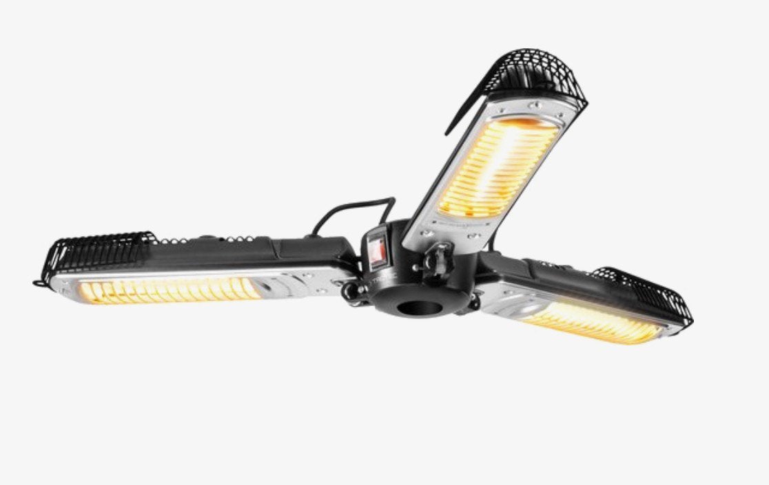 Als nieuw elektrische parasol heater/verwarming, Tuin en Terras, Ophalen, Zo goed als nieuw