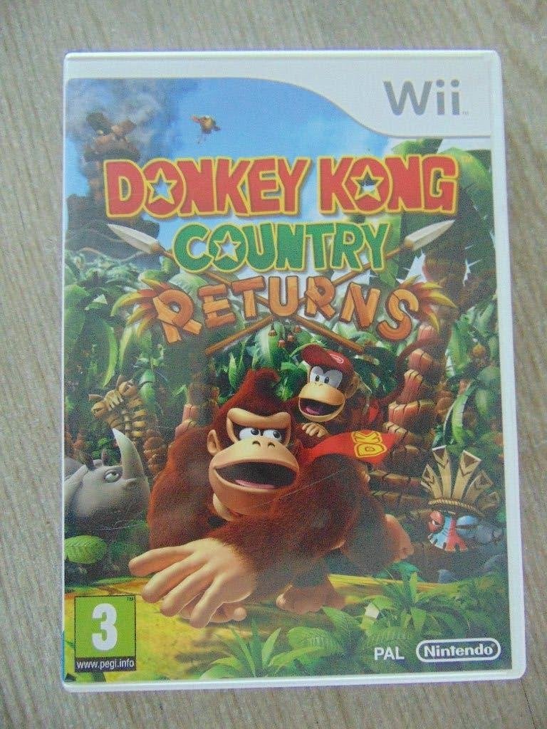 Wii Donkey Kong Country Returns compleet in doosje, Spelcomputers en Games, 2 spelers, Eén computer, Ophalen of Verzenden, Zo goed als nieuw