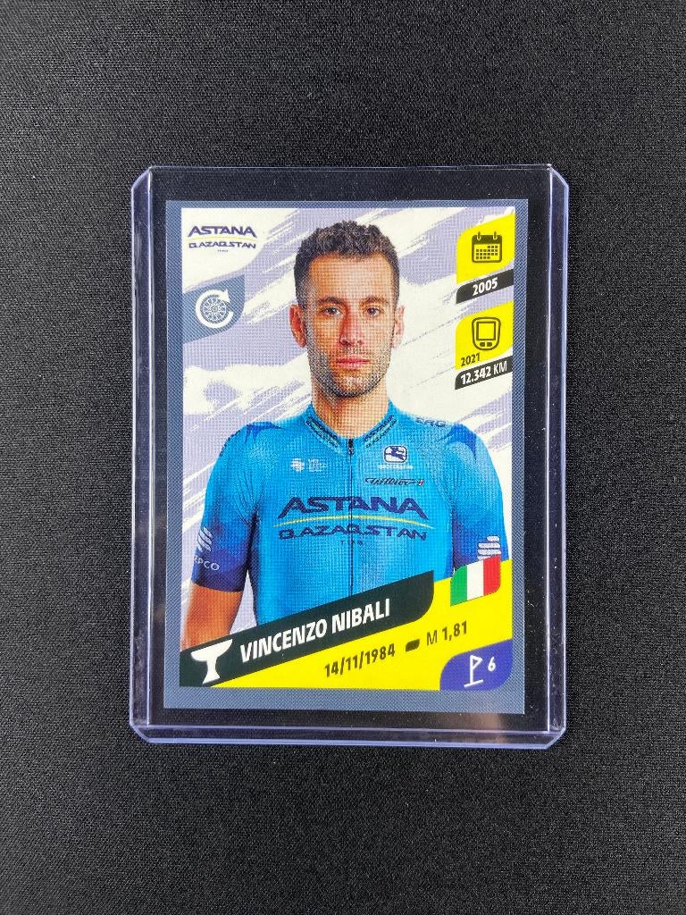 Vincenzo Nibali Panini Tour de France 2022 Sticker Astana, Verzenden, Zo goed als nieuw, Overige sporten, Poster, Plaatje of Sticker