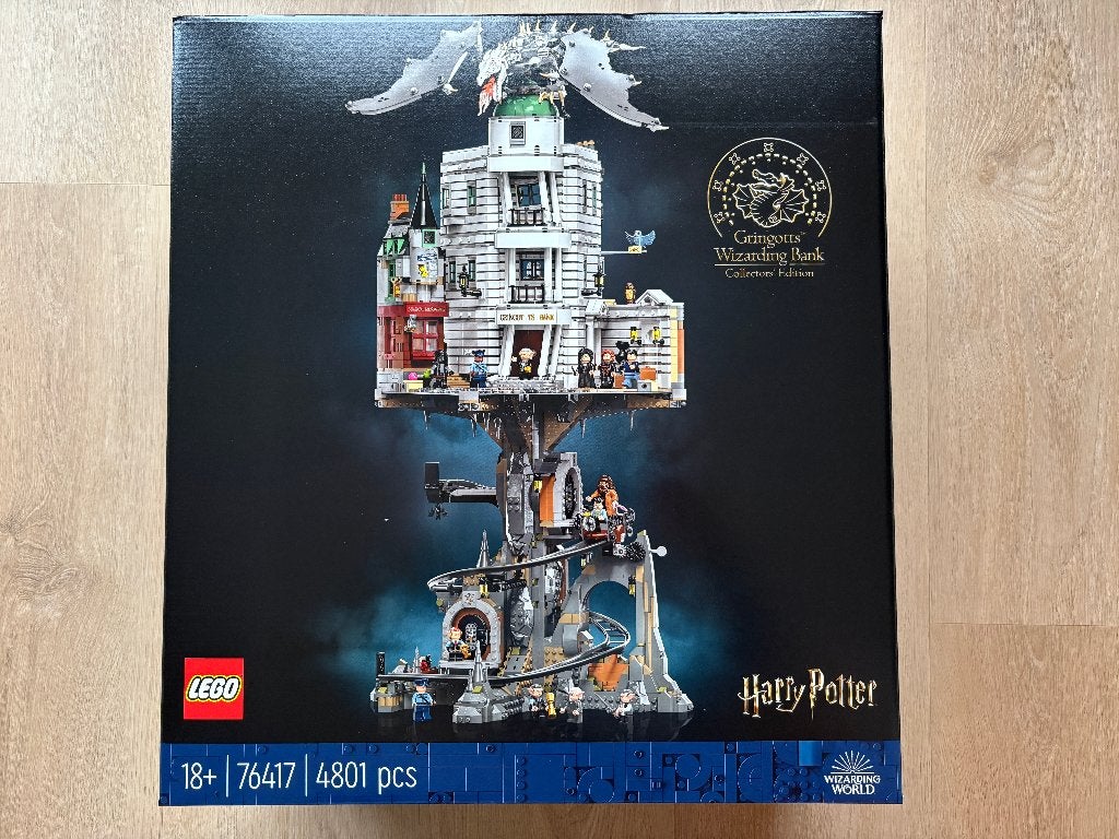 NIEUW: Lego 76417 - Goudgrijp Tovenaarsbank – Verzameleditie, Lego, Ophalen of Verzenden, Compleet, Complete set