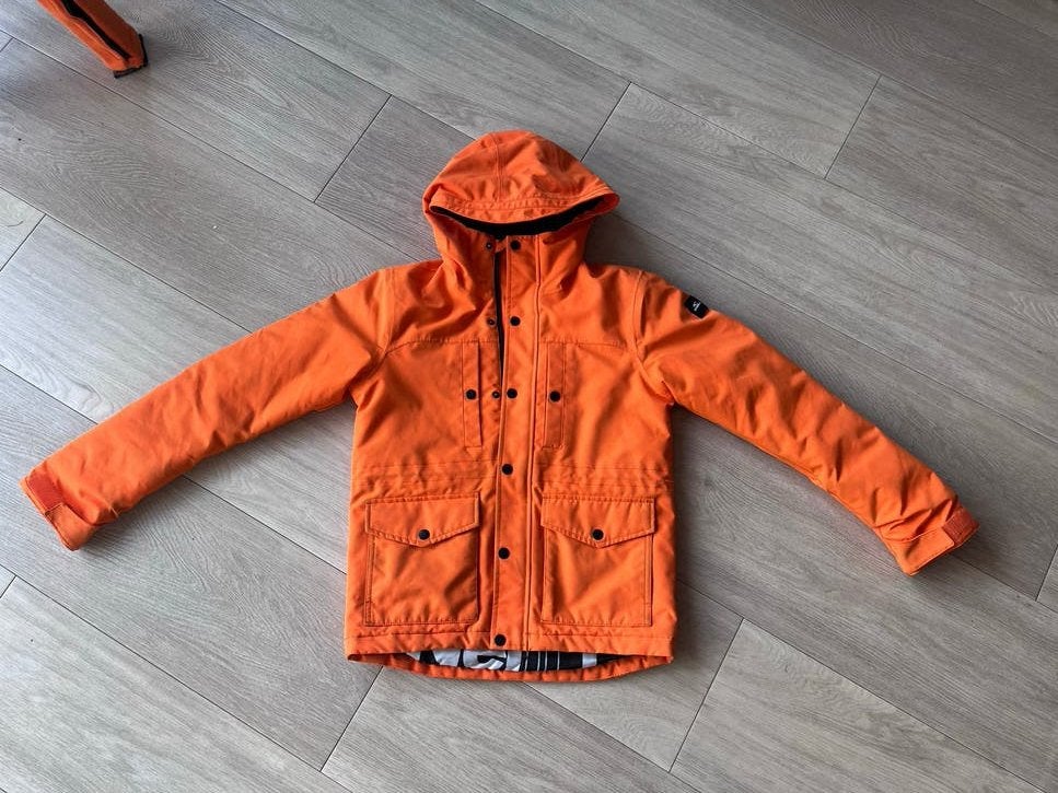 Oranje kinderjasski maat 152 - Zo goed als nieuw, Ophalen of Verzenden, Zo goed als nieuw, Jongen of Meisje, Jas