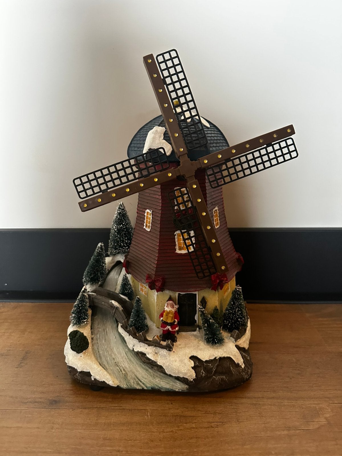 Intratuin Kersthuisje molen, Diversen, Kerst, Ophalen of Verzenden, Gebruikt