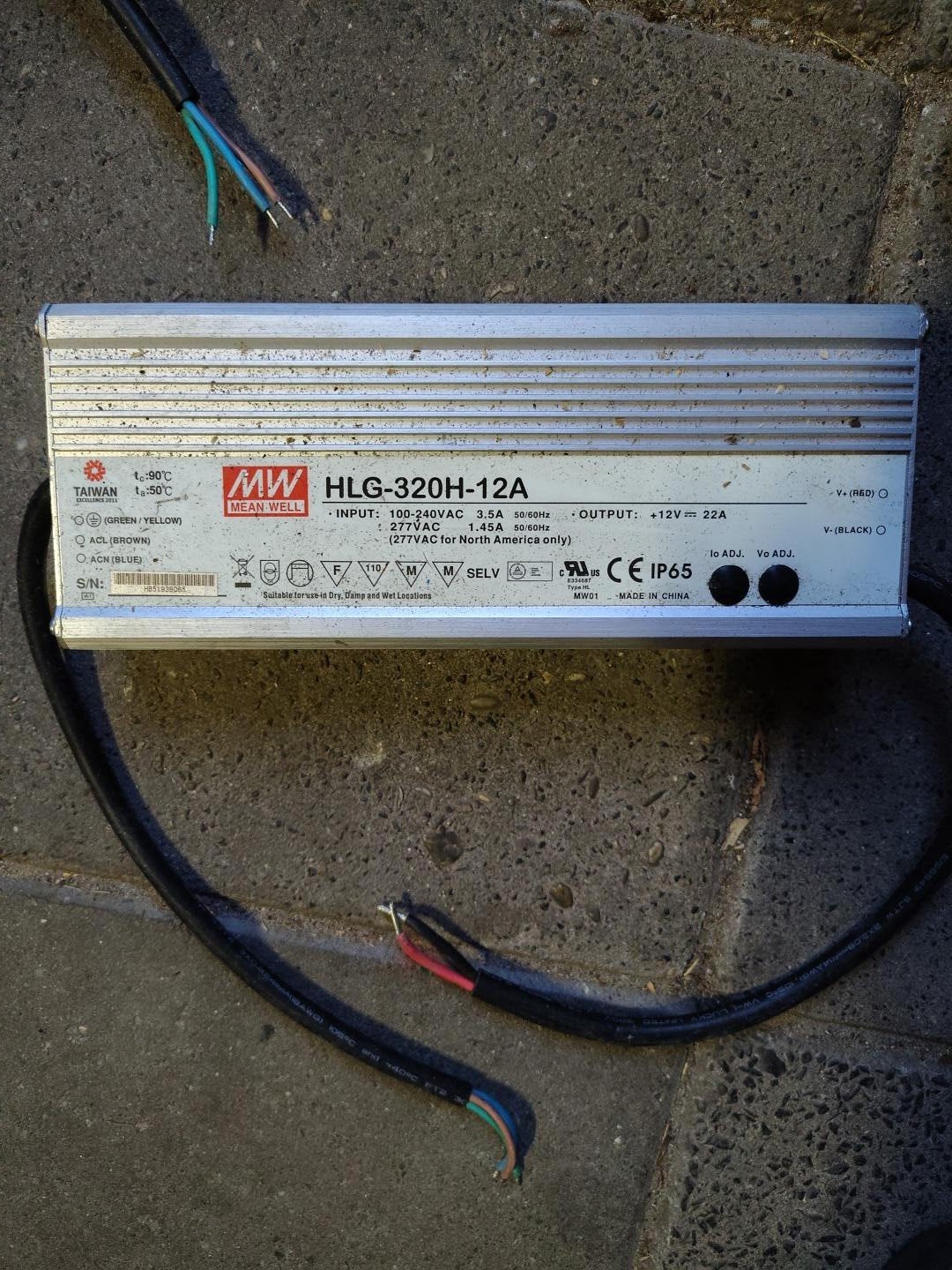 Mean Well HLG-320H-12A LED Driver Voeding Trafo, Ophalen of Verzenden