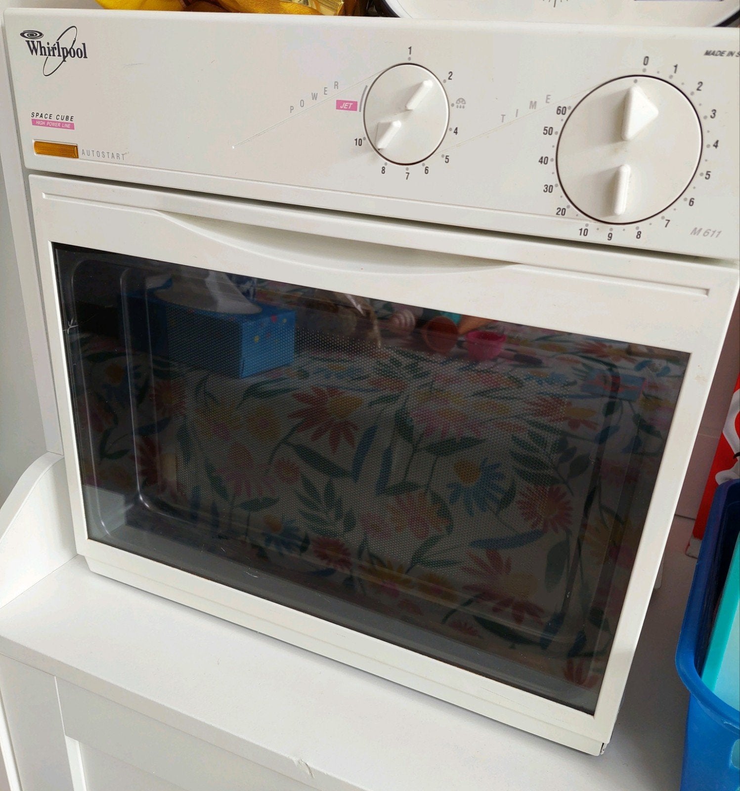 Magnetron/Microwave Whirlpool - Goed werkend, Witgoed en Apparatuur, Magnetrons, Ophalen, Gebruikt, Minder dan 45 cm, Magnetron