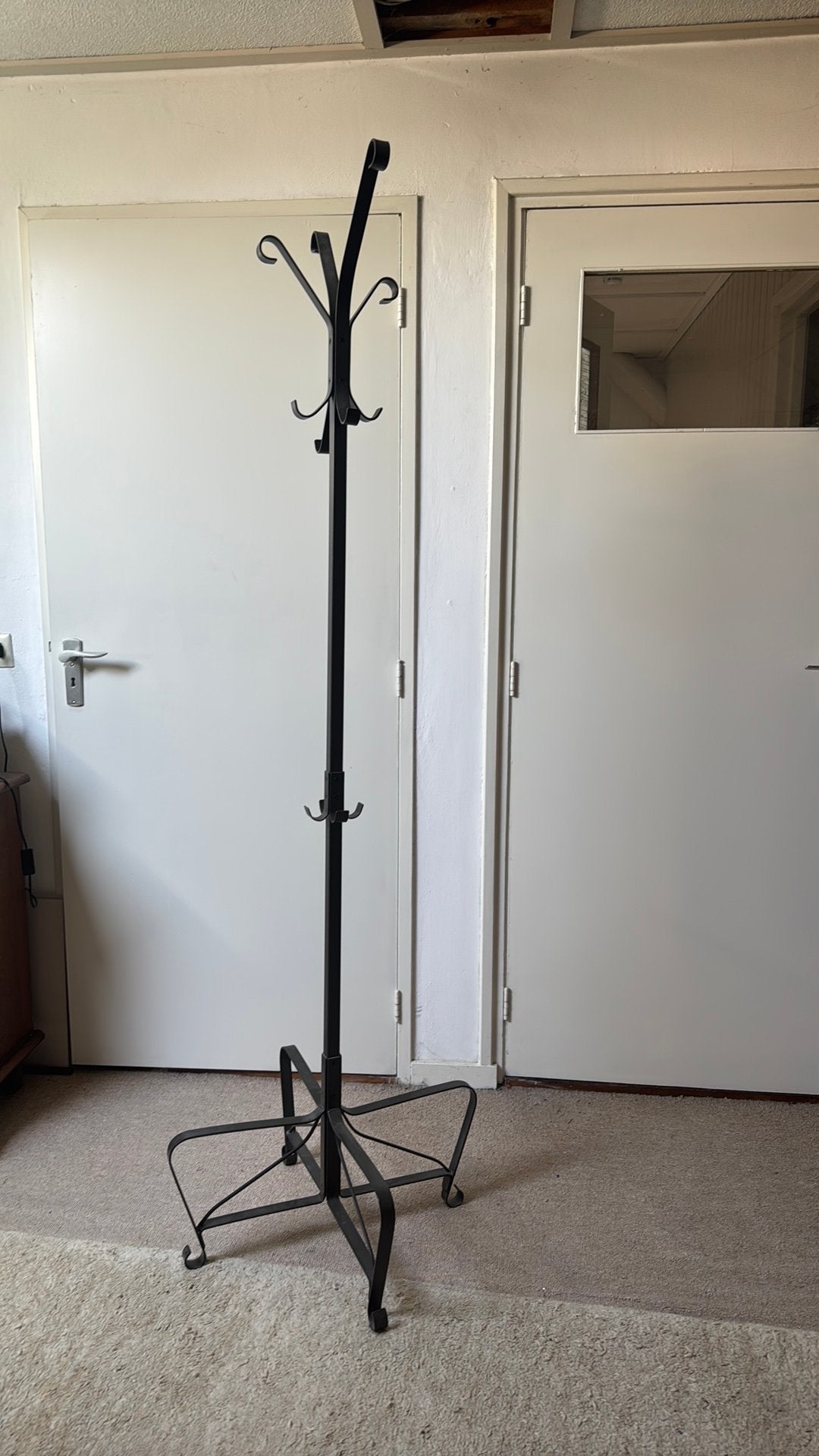 Metalen staande kapstok 193 hoog Ikea Portis, Ophalen, Zo goed als nieuw, Metaal, Staande kapstok