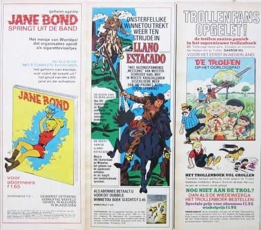 23 vintage advertenties reclames stripbladen figuren 66-76, Ophalen of Verzenden, Gebruikt, Overige typen