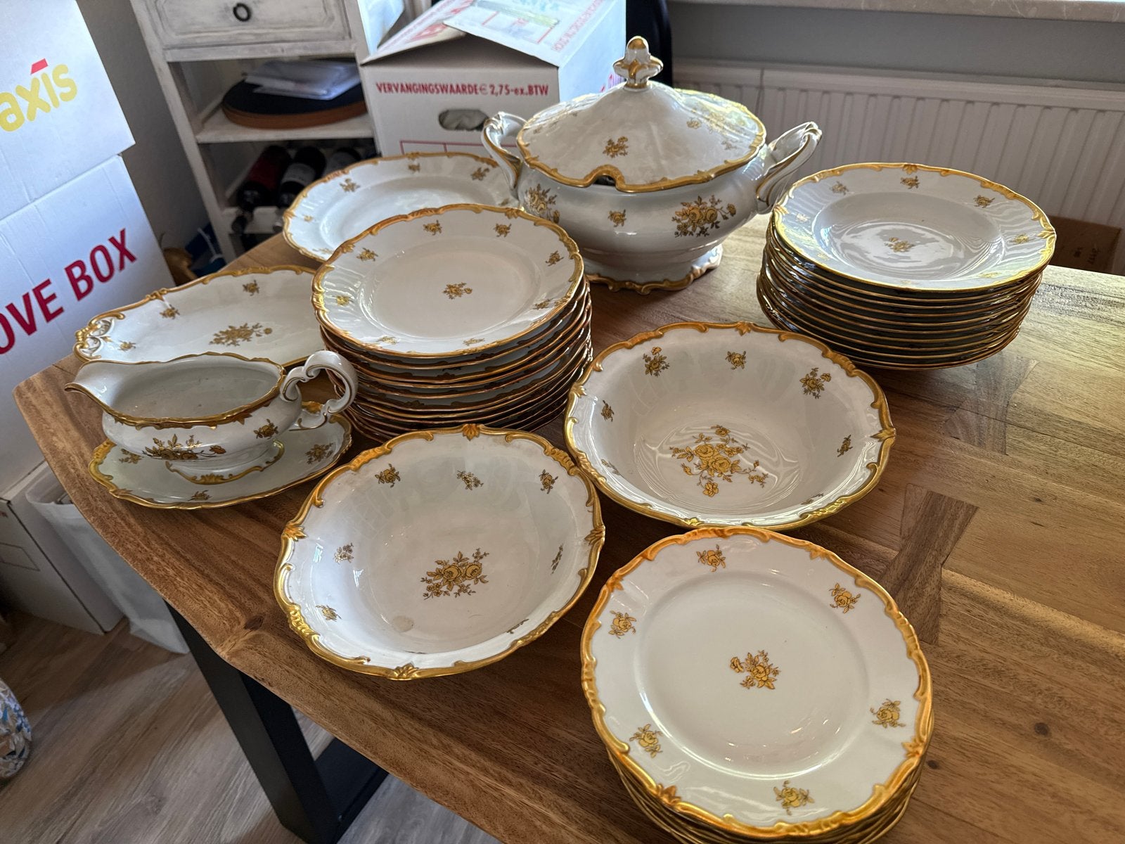Weimar Porzellan Katharina servies - 38 delig, Ophalen