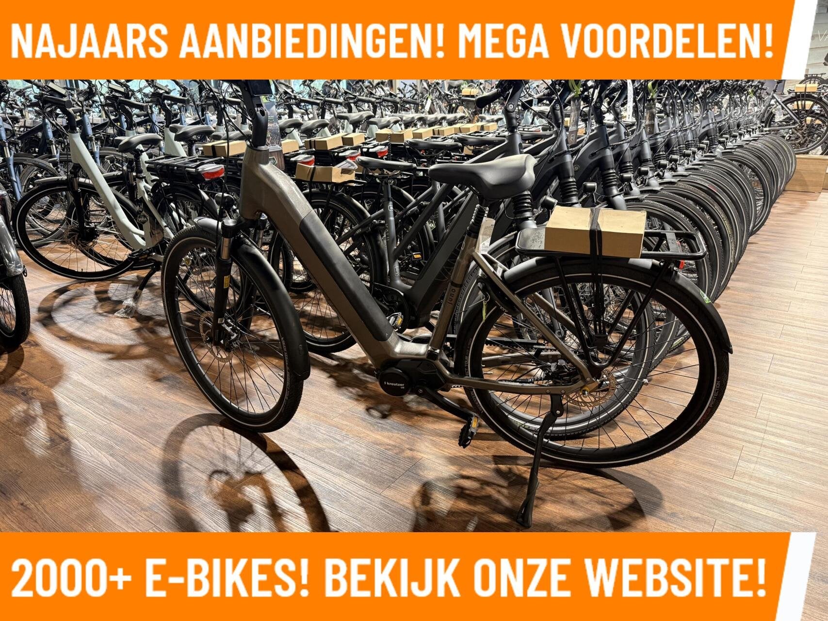 Van Dijck Juno MEGA DEALS Midden Motor MAGAZIJN OPRUIMING!, 51 tot 55 cm, Nieuw, 50 km per accu of meer, Overige merken