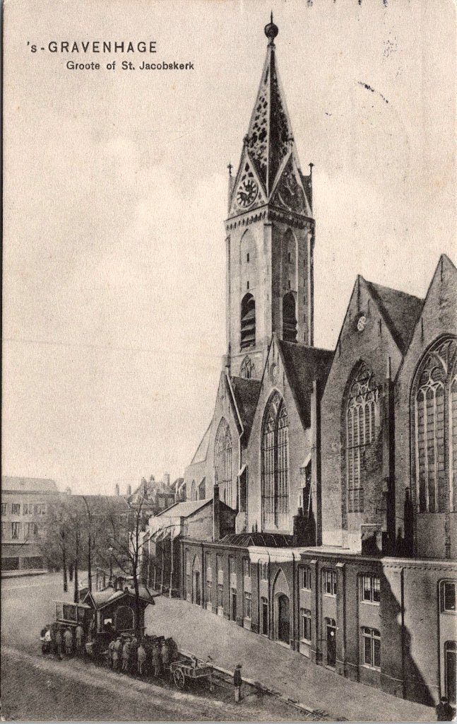 Den Haag 's-Gravenhage - 7 ansichtkaarten Grote Kerk, Verzenden, Voor 1920, Gelopen, Zuid-Holland