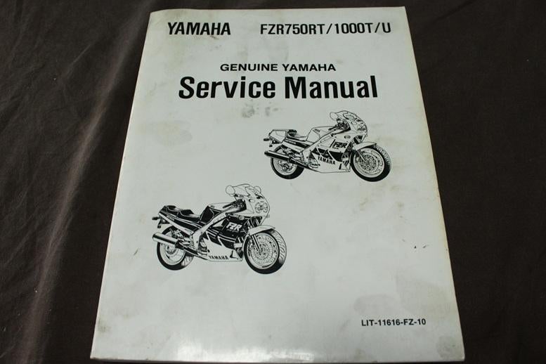 Yamaha FZR750 FZR1000 1987 motorcycle service manual Genesis, Ophalen of Verzenden, Yamaha