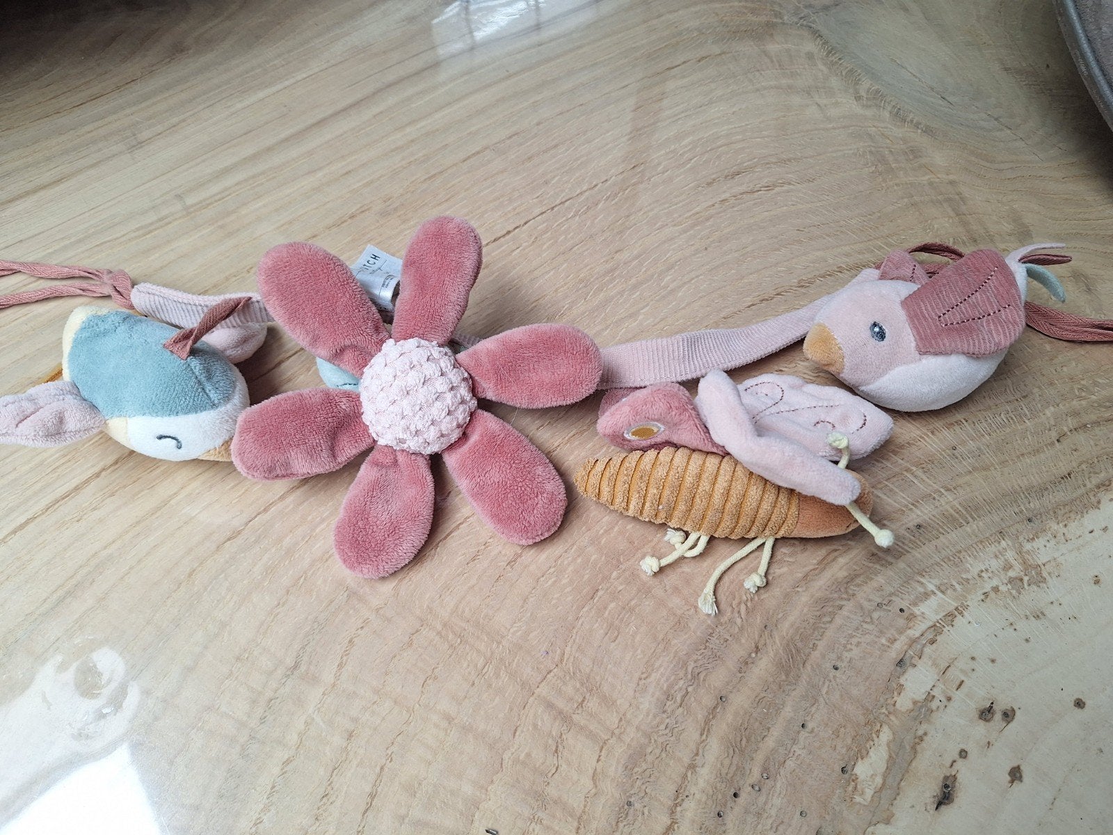 Little Dutch wagenspanner met bloem, vogel en vlinder, Ophalen of Verzenden, Zo goed als nieuw, Mobiel