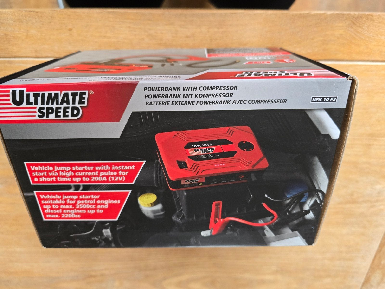 Ultimate Speed 4-in-1 Powerbank met Compressor, Ophalen of Verzenden, Nieuw