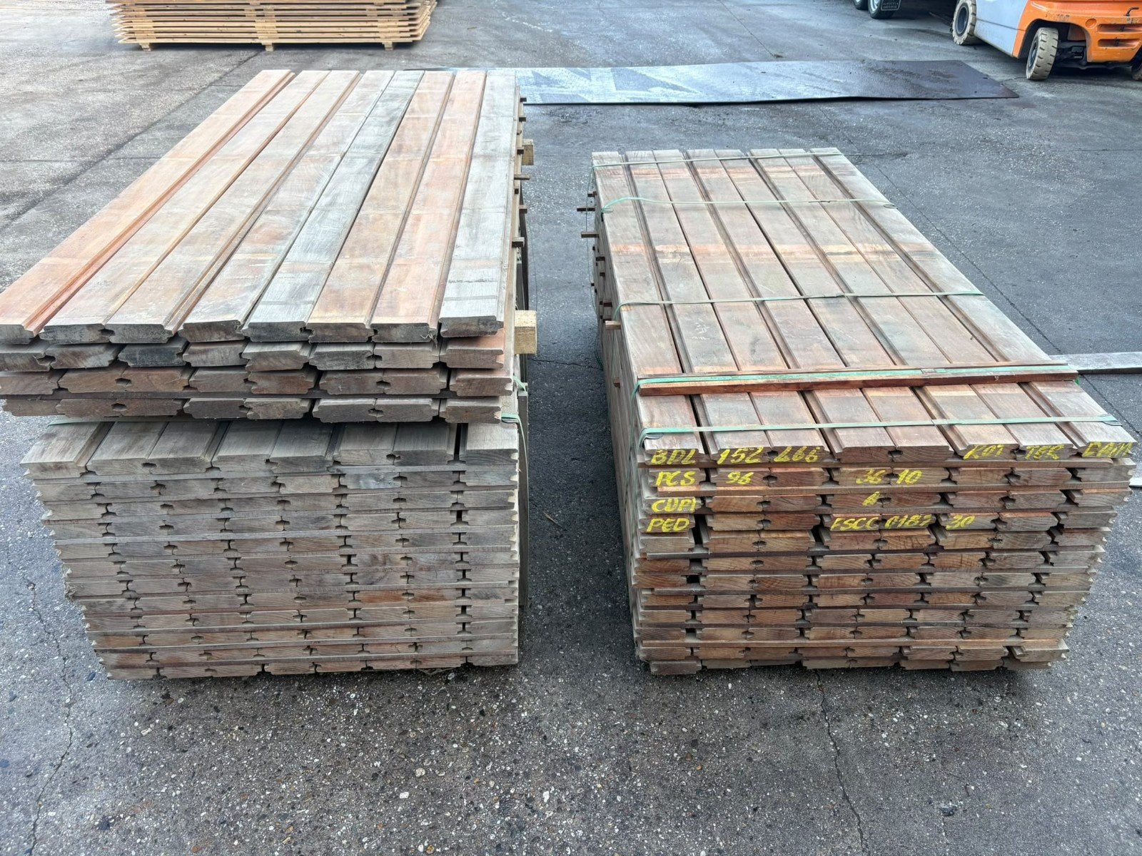 Harthouten Damwandplanken | 200 x 10.5 x 4 cm | Outlet, Info@woodfarm.nl, Nieuw, 4251NT, Ophalen of Verzenden