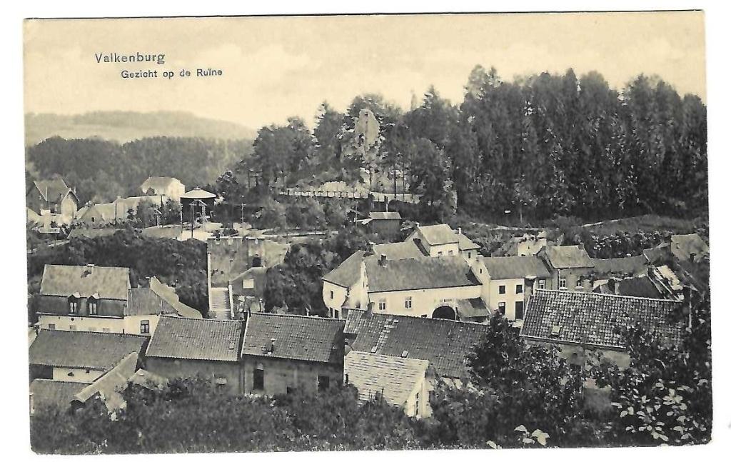 Valkenburg - Gezicht op de Ruine, Verzenden, Voor 1920, Gelopen, Limburg