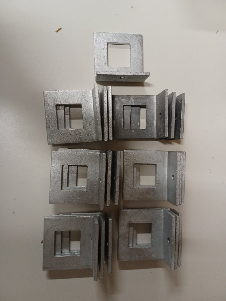 19 st nieuwe thermisch verzinkte balkklem of window clamp, Ophalen of Verzenden, Nieuw, Minder dan 50 mm, Overige typen
