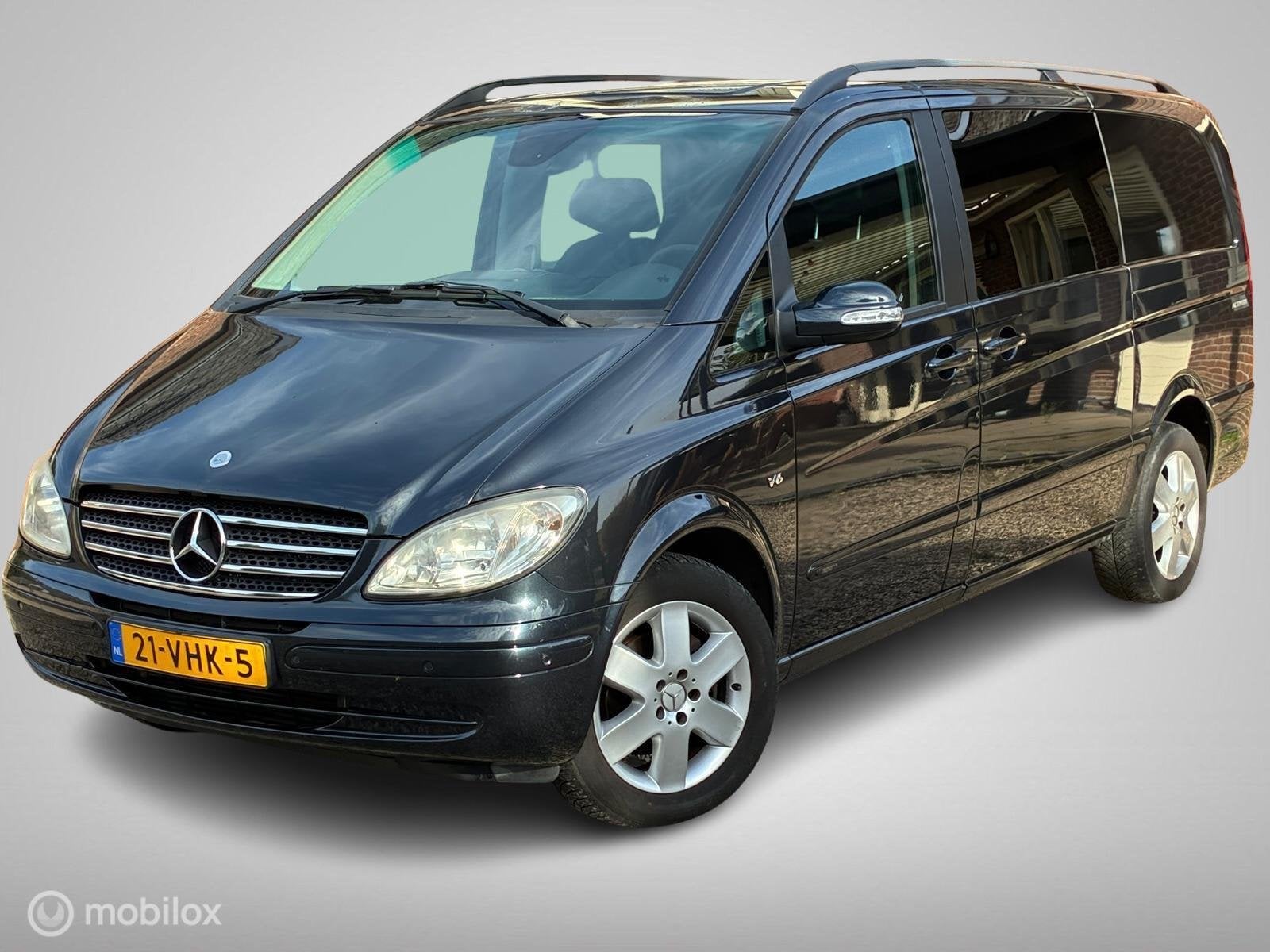Mercedes Viano 3.0 CDI V6 Autom Dubbel Cabine. 1e eigenaar, Gebruikt, Bedrijf, Diesel, Grijs