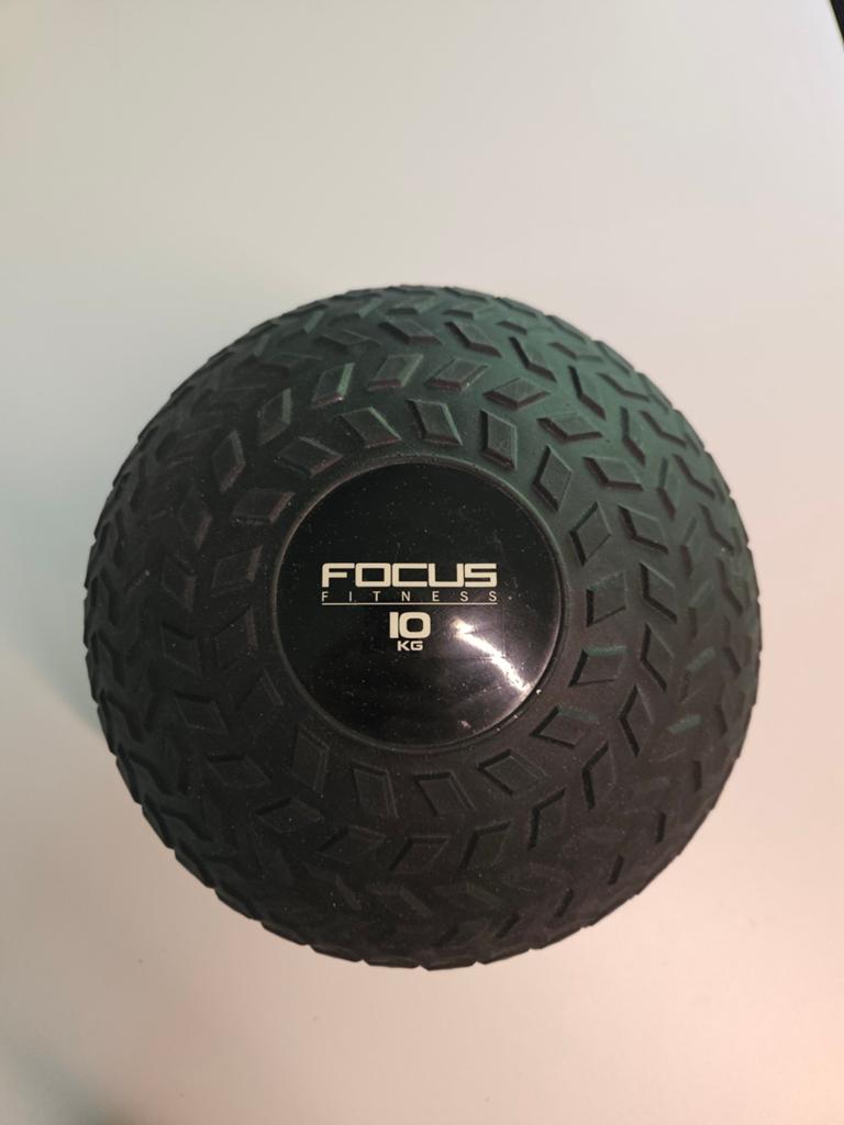 Focus Fitness Medicijnbal 10 kg, Sport en Fitness, Fitnessmaterialen, Gebruikt, Medicijnbal, Armen, Benen, Borst, Buik, Rug, Ophalen of Verzenden