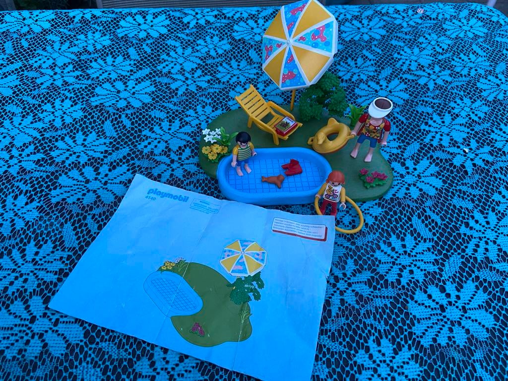 Playmobil 4140 Zomerpret met zwembad - Met originele doos, Ophalen of Verzenden, Zo goed als nieuw