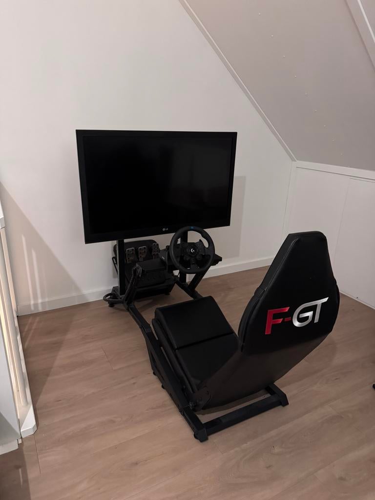 Racestoel | Next Level Racing F-GT COMPLEET, Spelcomputers en Games, Spelcomputers | Overige Accessoires, Ophalen, Zo goed als nieuw