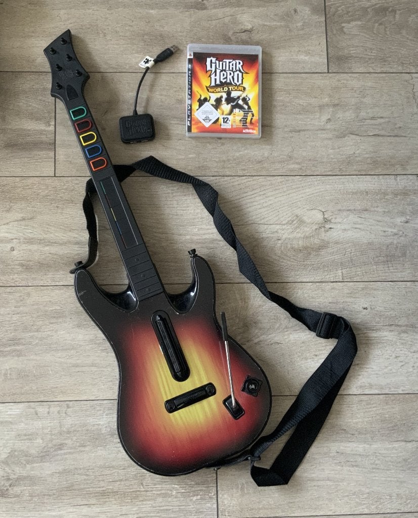 Playstation 3 Les Paul Red Octane Guitar hero Gitaar PS3, Muziek, 1 speler, Ophalen of Verzenden, Zo goed als nieuw