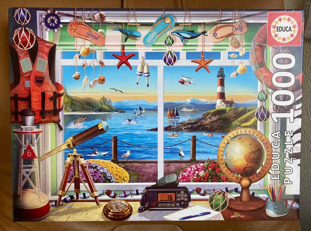 Educa 1000🧩 Harbour Life, Ophalen of Verzenden, 500 t/m 1500 stukjes, Zo goed als nieuw, Legpuzzel