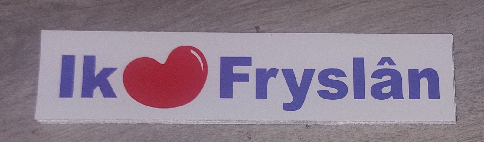 Friese sticker "Ik ️ Fryslân", Ophalen of Verzenden, Nieuw, Sticker