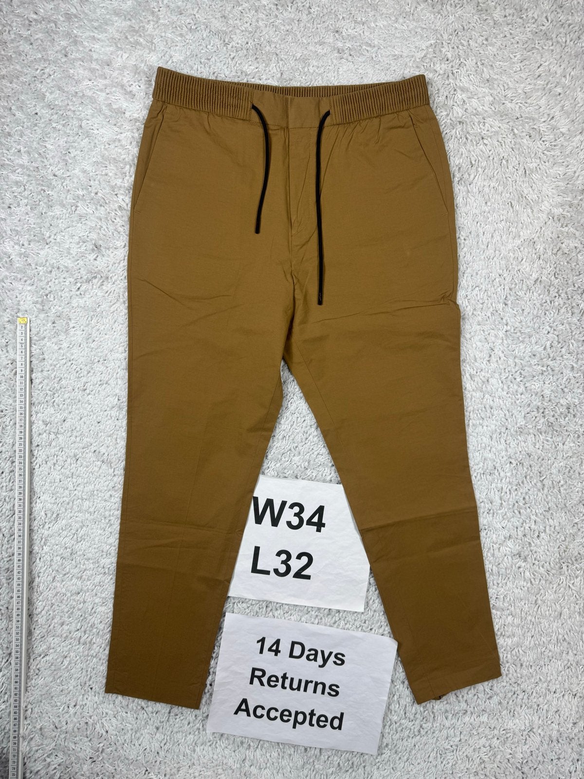 HUGO Howie232Y Extra Slim Fit Chino - Bruin W34 L32 2871, G, Bruin, Verzenden, Overige maten