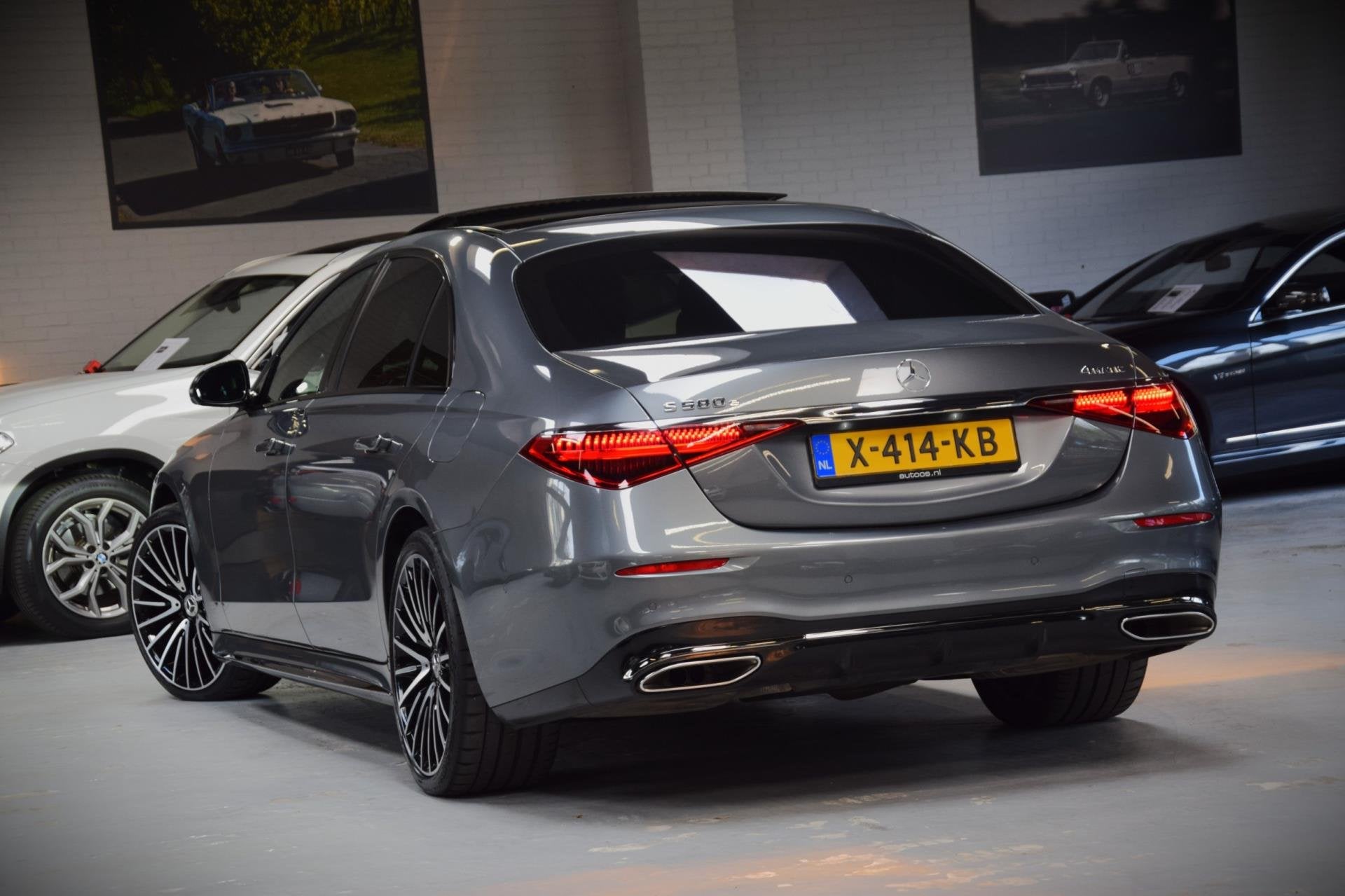 Mercedes-Benz S-klasse 580 e 4MATIC Lang AMG Line Panoramada, Auto's, Mercedes-Benz, Automaat, Gebruikt, 367 pk, Automatische klimaatregeling